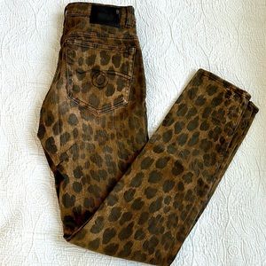 R13 Leopard jean Size 27